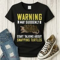 Snapping Turtle Alligator Pet Shell Women's T-Shirt thumb 3