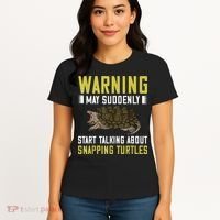 Snapping Turtle Alligator Pet Shell Women's T-Shirt thumb 4