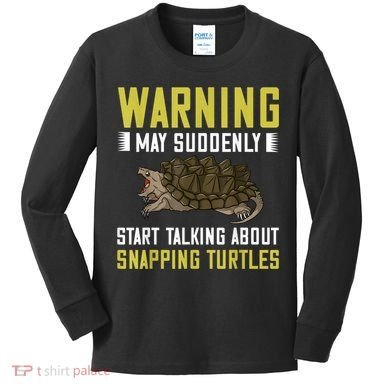 Snapping Turtle Alligator Pet Shell Kids Long Sleeve Shirt