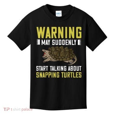 Snapping Turtle Alligator Pet Shell Kids T-Shirt
