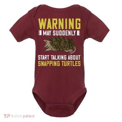 Snapping Turtle Alligator Pet Shell Baby Bodysuit