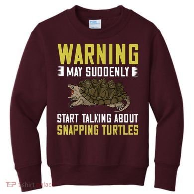Snapping Turtle Alligator Pet Shell Kids Sweatshirt