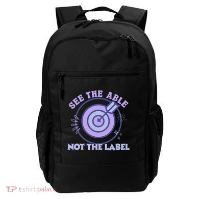 See The Able Not The Label Sped Ed Teacher Education Special Backpack
