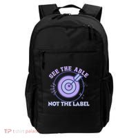See The Able Not The Label Sped Ed Teacher Education Special Backpack thumb 0