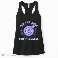 See The Able Not The Label Sped Ed Teacher Education Special Women's Tank Top thumb 0