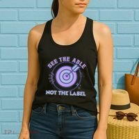 See The Able Not The Label Sped Ed Teacher Education Special Women's Tank Top thumb 2