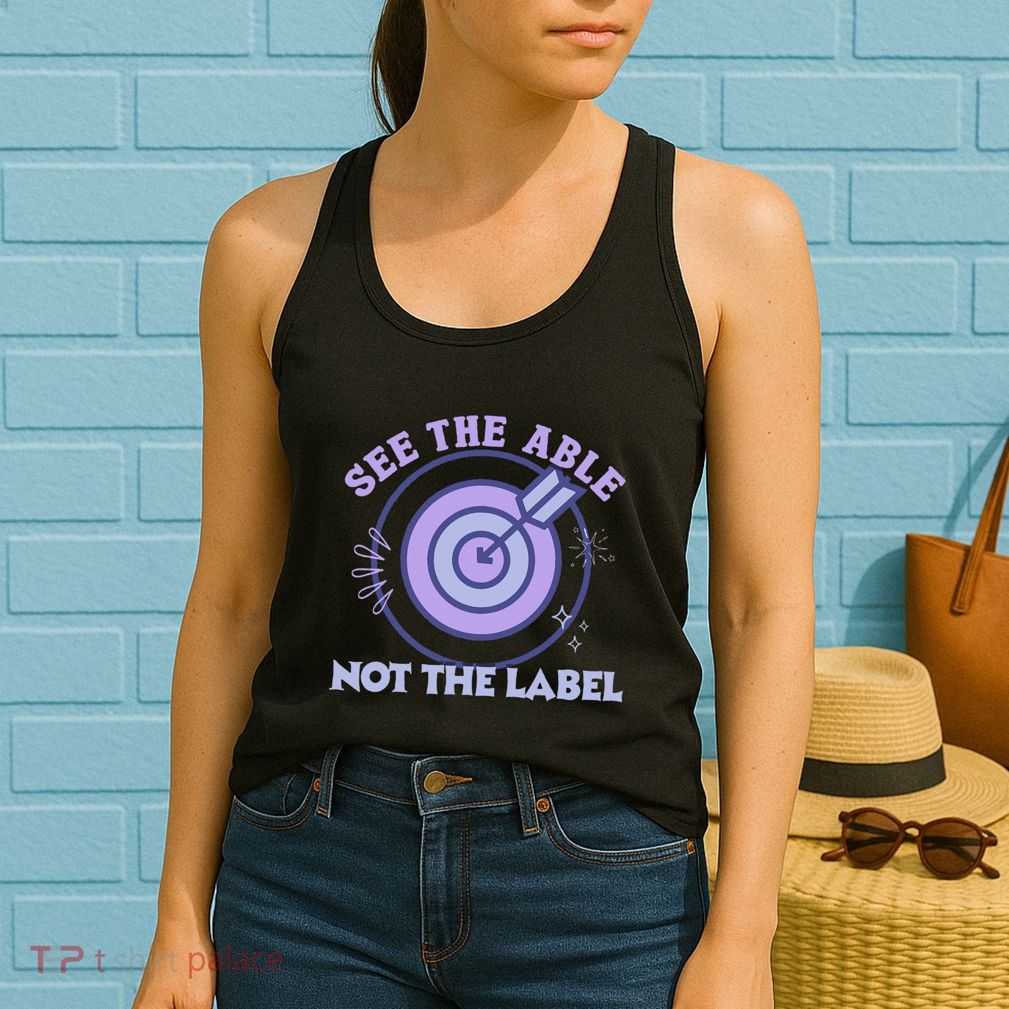 See The Able Not The Label Sped Ed Teacher Education Special Women's Tank Top