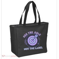 See The Able Not The Label Sped Ed Teacher Education Special Tote Bag thumb 2