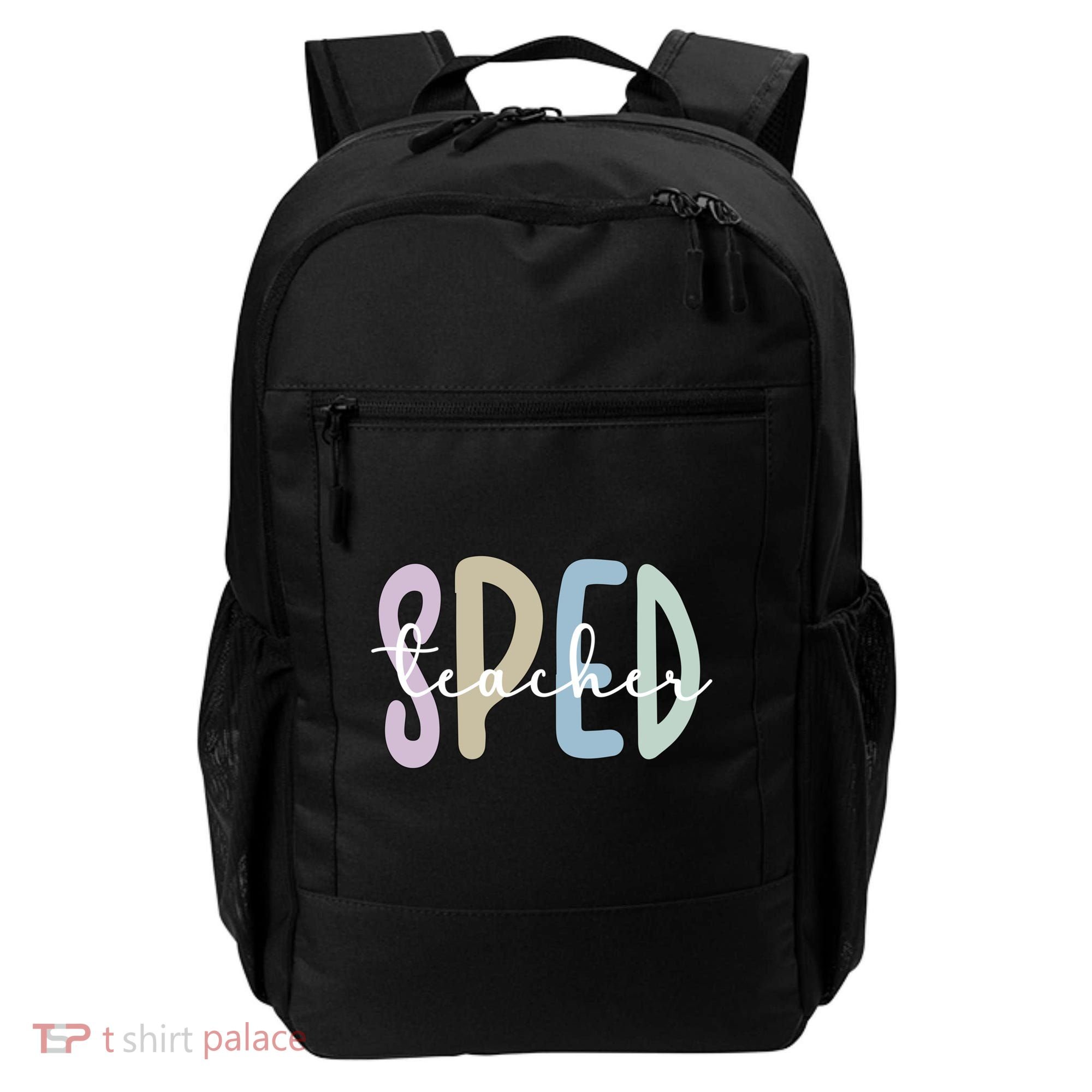 Sped Teacher Appreciation Special Education Teacher Gift Backpack
