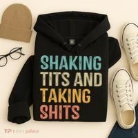 Shaking Tits And Taking Hits Shakin Tits Hoodie thumb 4