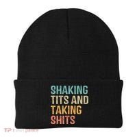 Shaking Tits And Taking Hits Shakin Tits Beanie thumb 0