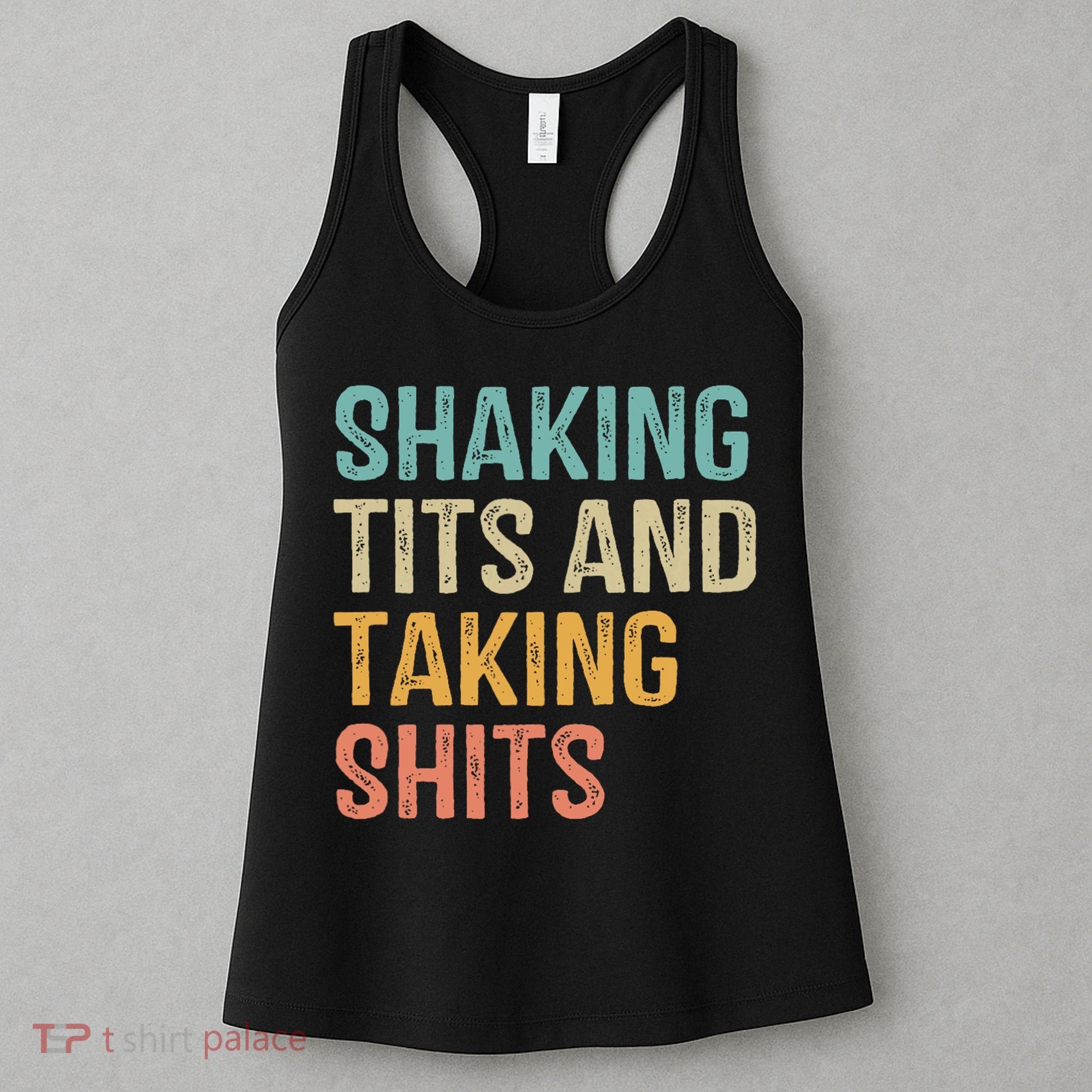 Shaking Tits And Taking Hits Shakin Tits Women's Tank Top