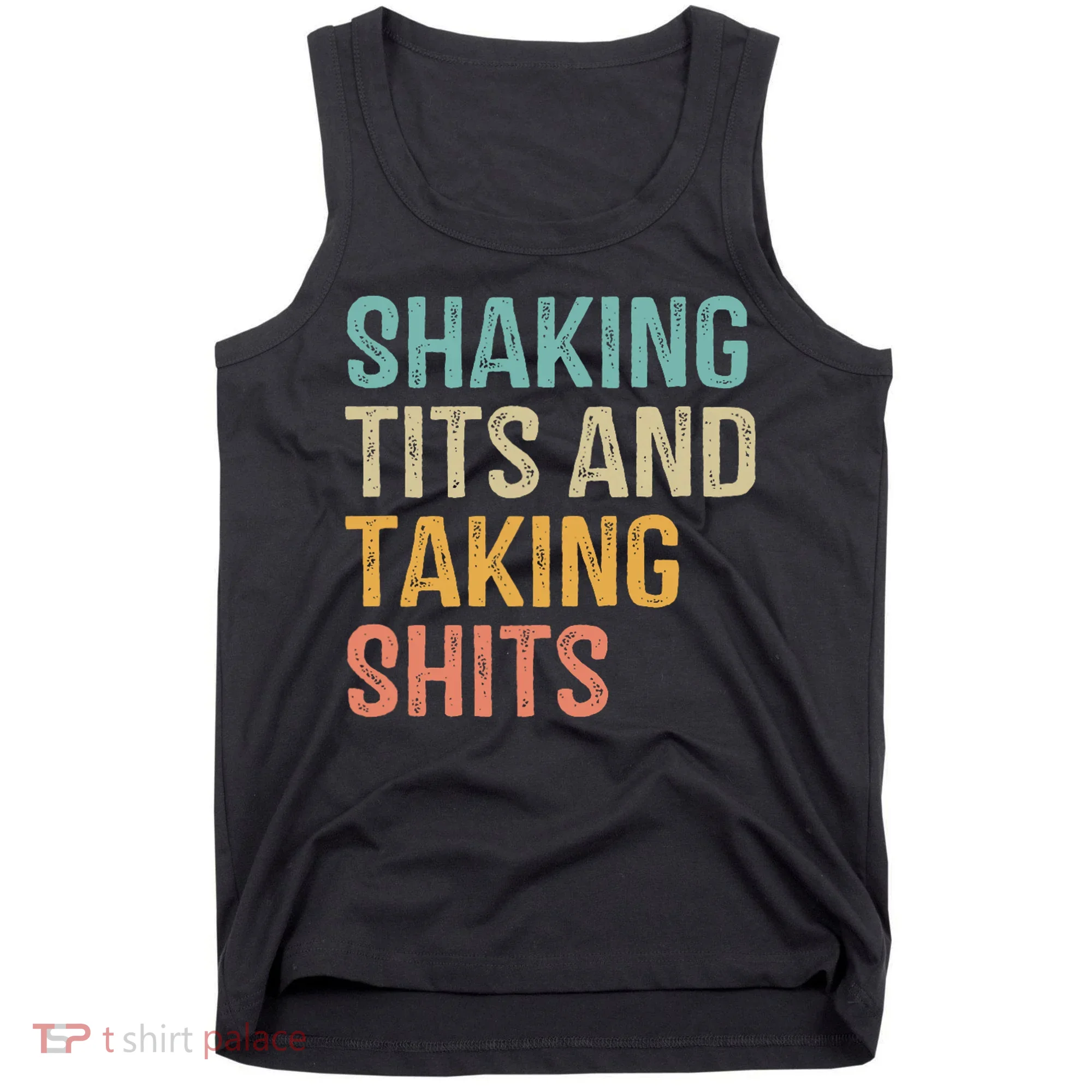 Shaking Tits And Taking Hits Shakin Tits Tank Top