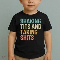 Shaking Tits And Taking Hits Shakin Tits Toddler T-Shirt thumb 2
