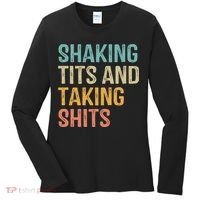 Shaking Tits And Taking Hits Shakin Tits Women's Long Sleeve Shirt thumb 0