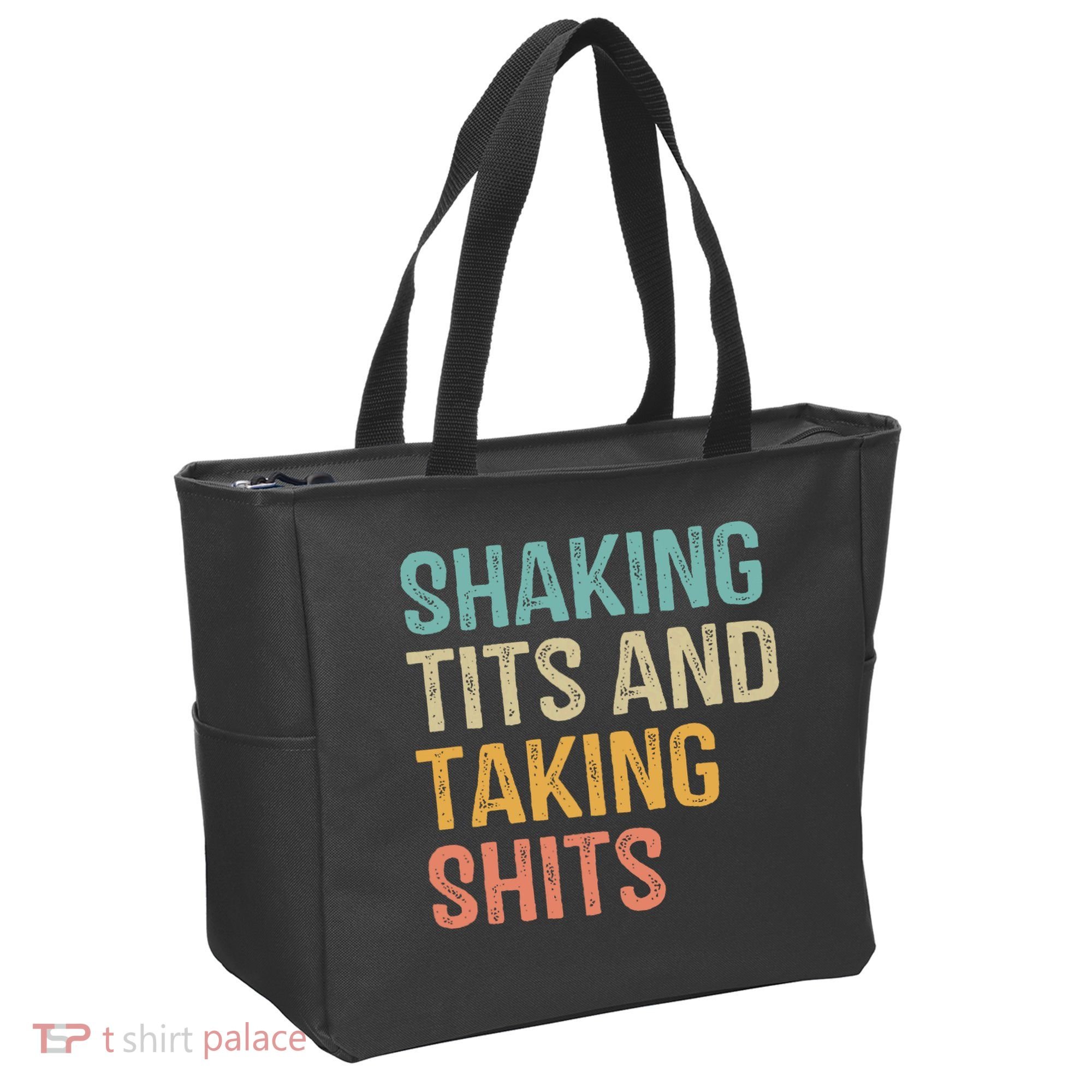 Shaking Tits And Taking Hits Shakin Tits Tote Bag