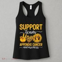 Support Team Appendix Cancer Awareness Women's Tank Top thumb 3