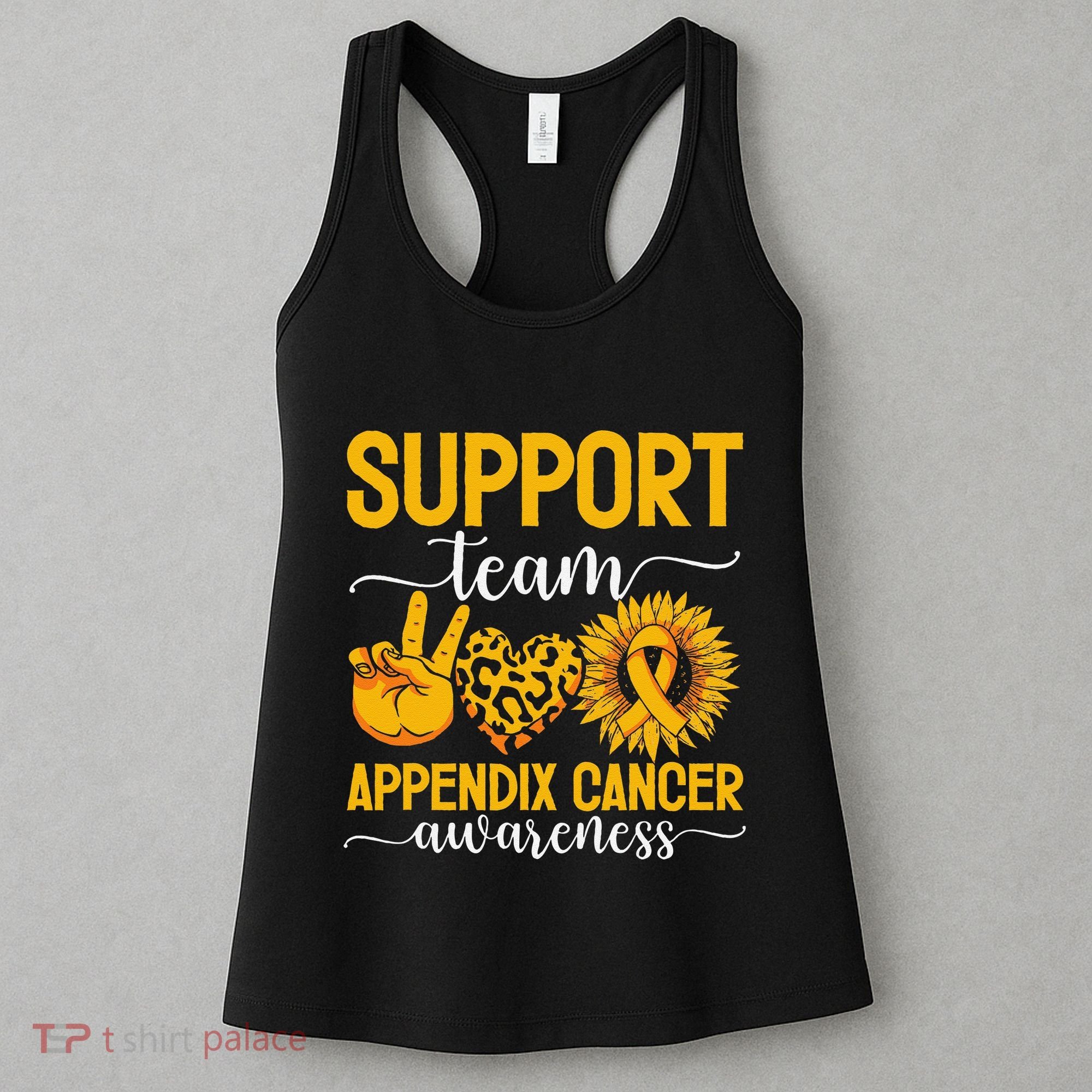 Support Team Appendix Cancer Awareness Women's Tank Top