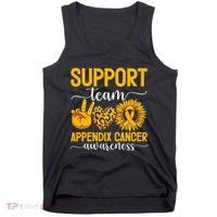 Support Team Appendix Cancer Awareness Tank Top thumb 0