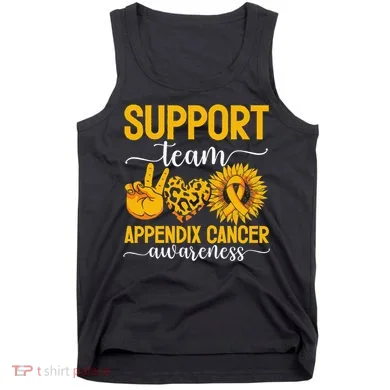 Support Team Appendix Cancer Awareness Tank Top
