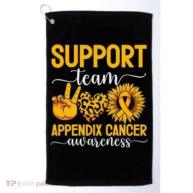 Support Team Appendix Cancer Awareness Golf Towel