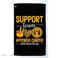 Support Team Appendix Cancer Awareness Golf Towel thumb 0