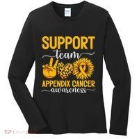 Support Team Appendix Cancer Awareness Women's Long Sleeve Shirt thumb 0