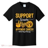 Support Team Appendix Cancer Awareness Kids T-Shirt thumb 0