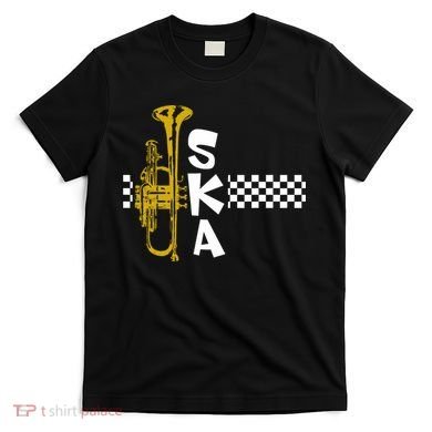 Ska Trumpet And Squares T-Shirt