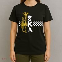 Ska Trumpet And Squares T-Shirt thumb 4