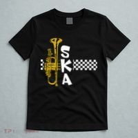 Ska Trumpet And Squares T-Shirt thumb 5