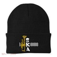 Ska Trumpet And Squares Beanie thumb 0