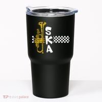 Ska Trumpet And Squares Tumbler thumb 0
