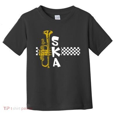Ska Trumpet And Squares Toddler T-Shirt