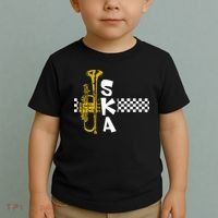 Ska Trumpet And Squares Toddler T-Shirt thumb 2