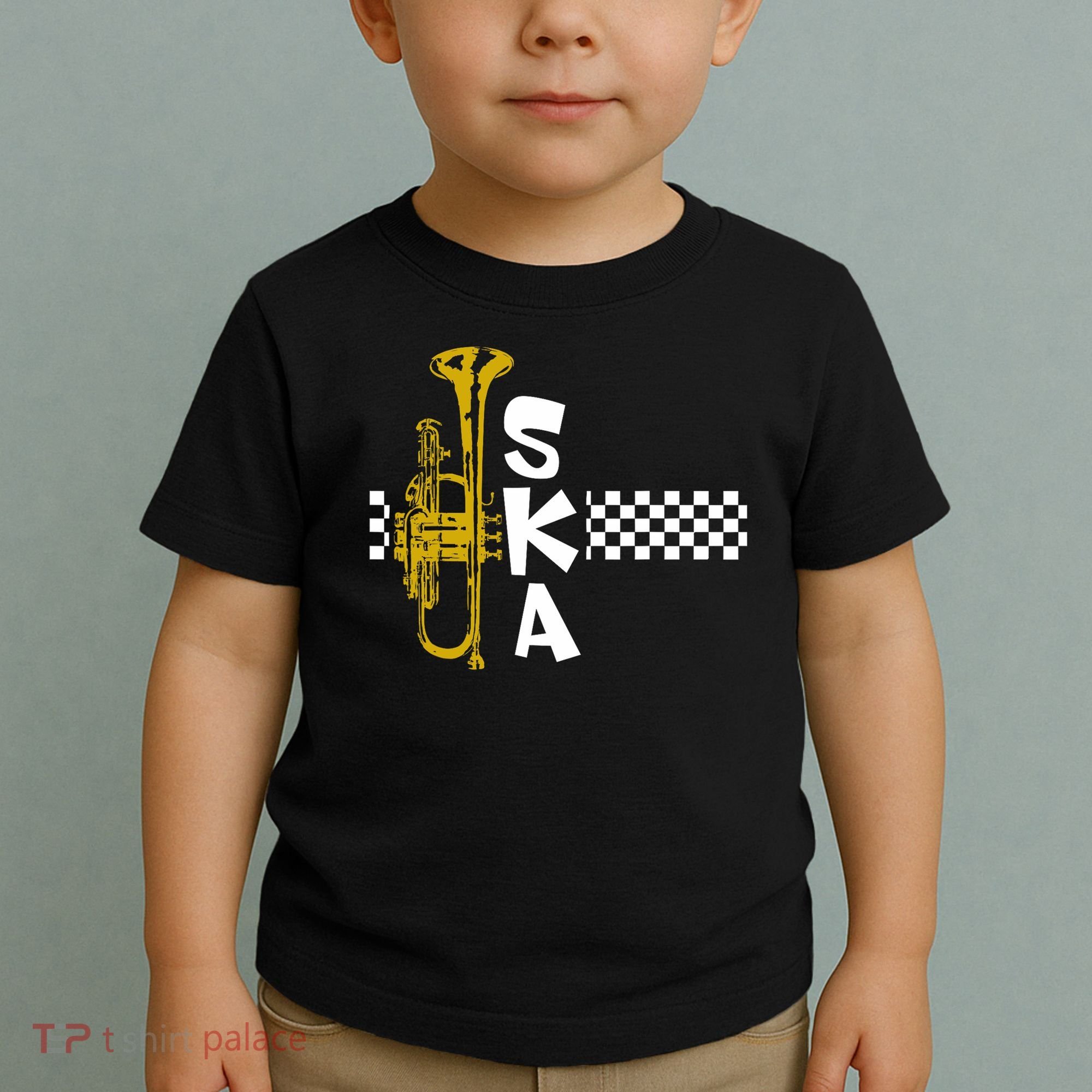 Ska Trumpet And Squares Toddler T-Shirt