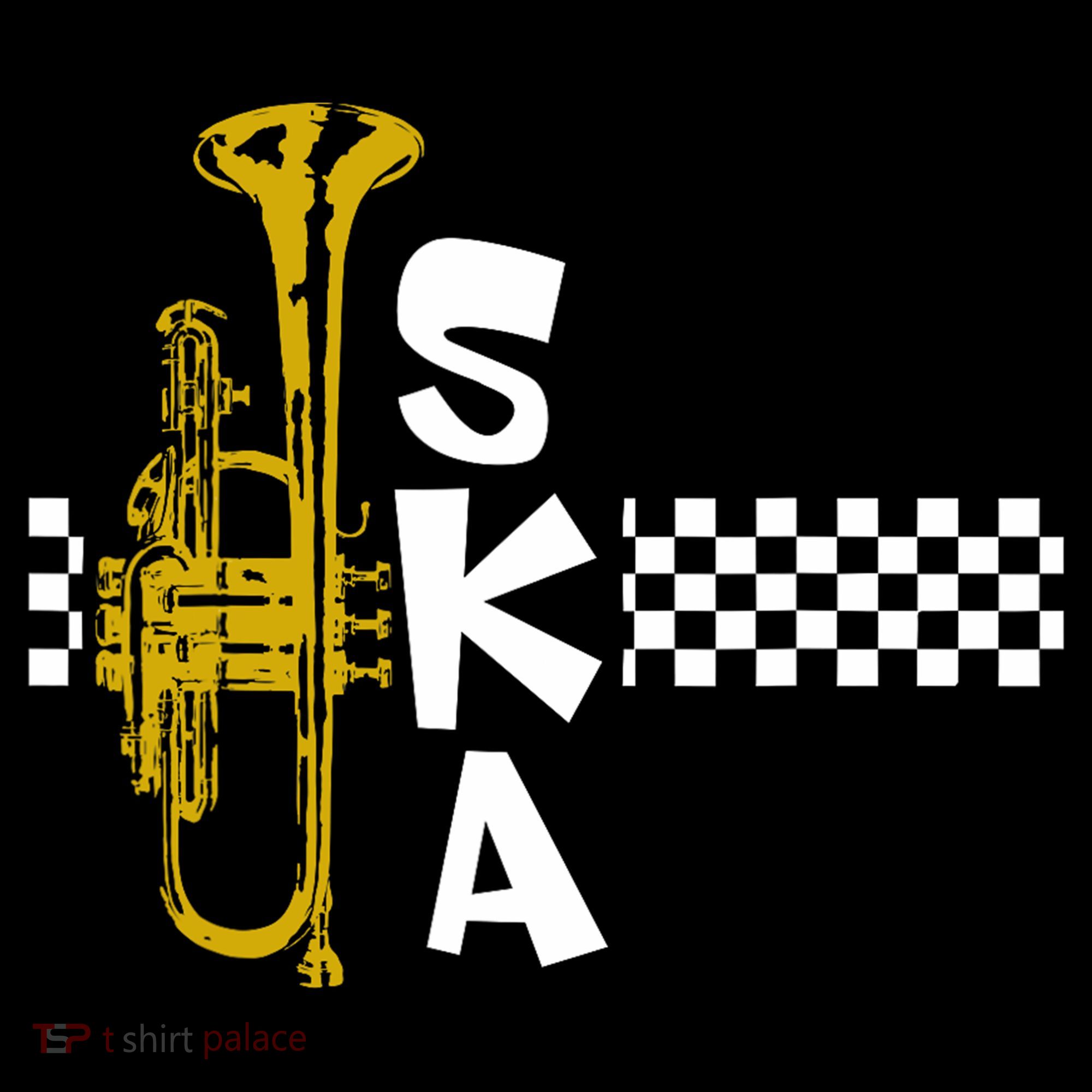 Ska Trumpet And Squares Kids Sweatshirt