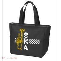 Ska Trumpet And Squares Tote Bag thumb 3