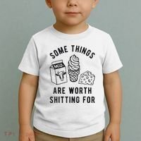 Some Things Are Worth Shitting For Toddler T-Shirt thumb 2