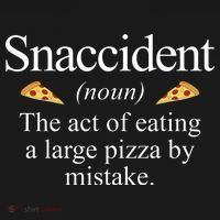 Snaccident The Act Of Eating A Large Pizza By Mistake Women's Hoodie thumb 2