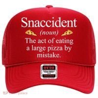 Snaccident The Act Of Eating A Large Pizza By Mistake Hat thumb 0