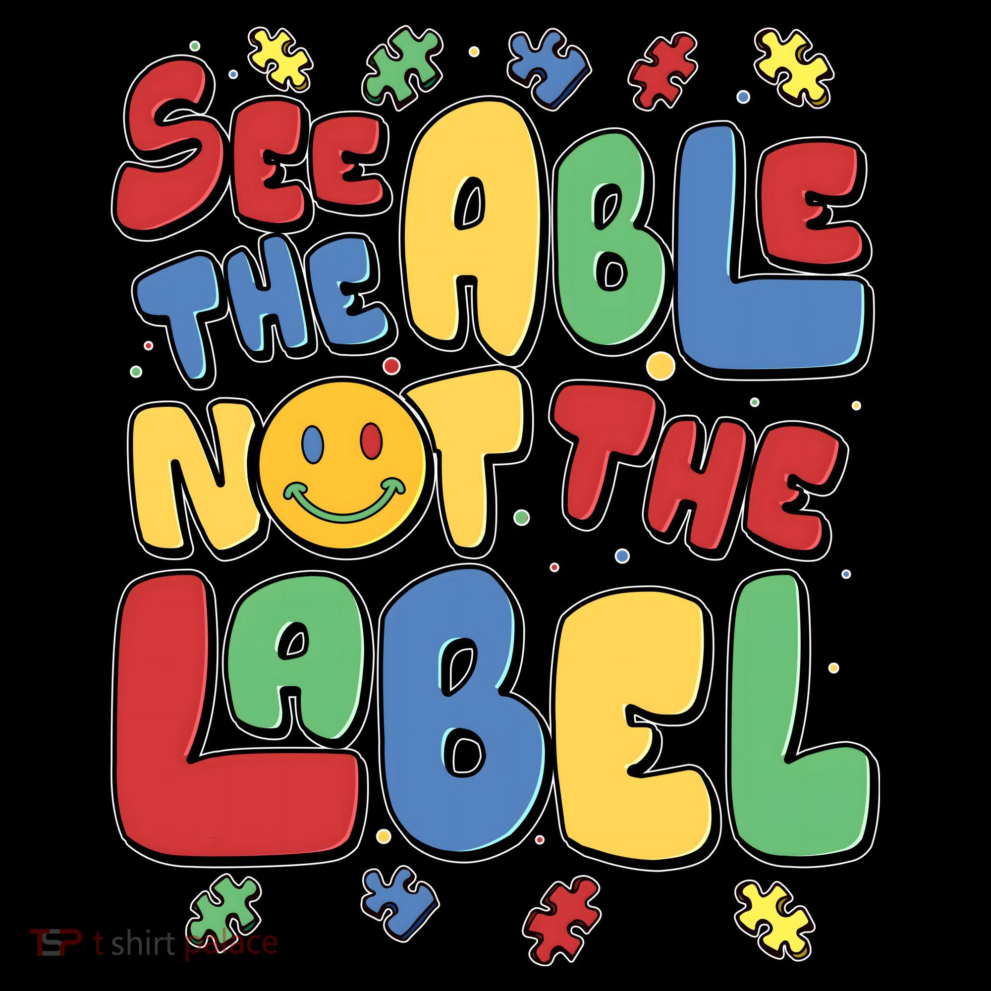 See The Able Not The Label Autism Awareness Apron