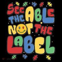 See The Able Not The Label Autism Awareness Polo thumb 3
