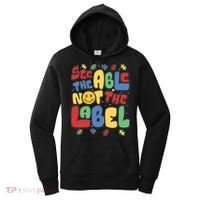See The Able Not The Label Autism Awareness Women's Hoodie thumb 0