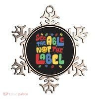 See The Able Not The Label Autism Awareness Ornament thumb 0