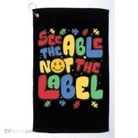 See The Able Not The Label Autism Awareness Golf Towel thumb 0