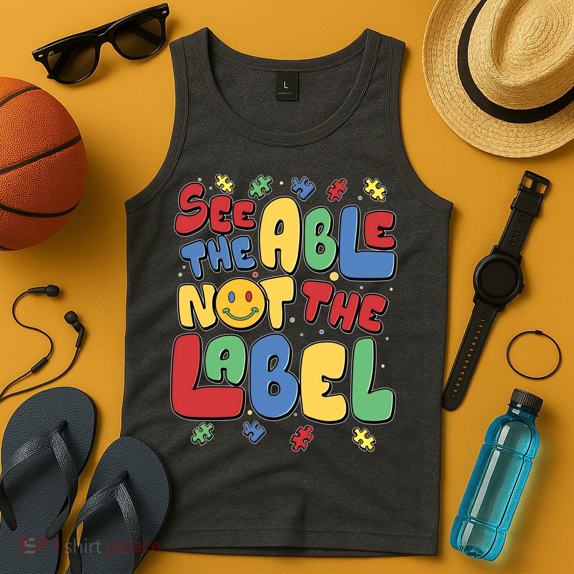 See The Able Not The Label Autism Awareness Tank Top