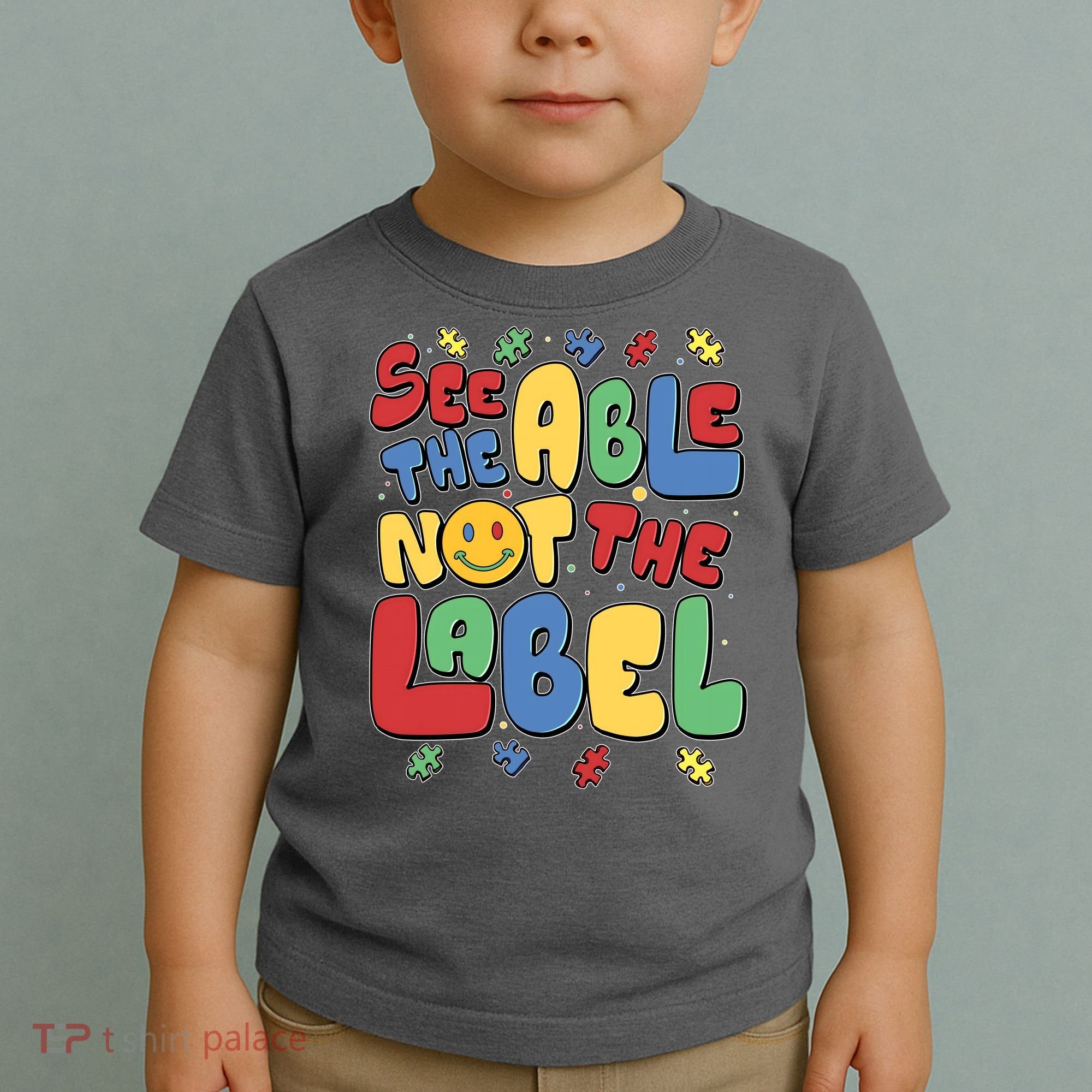 See The Able Not The Label Autism Awareness Toddler T-Shirt