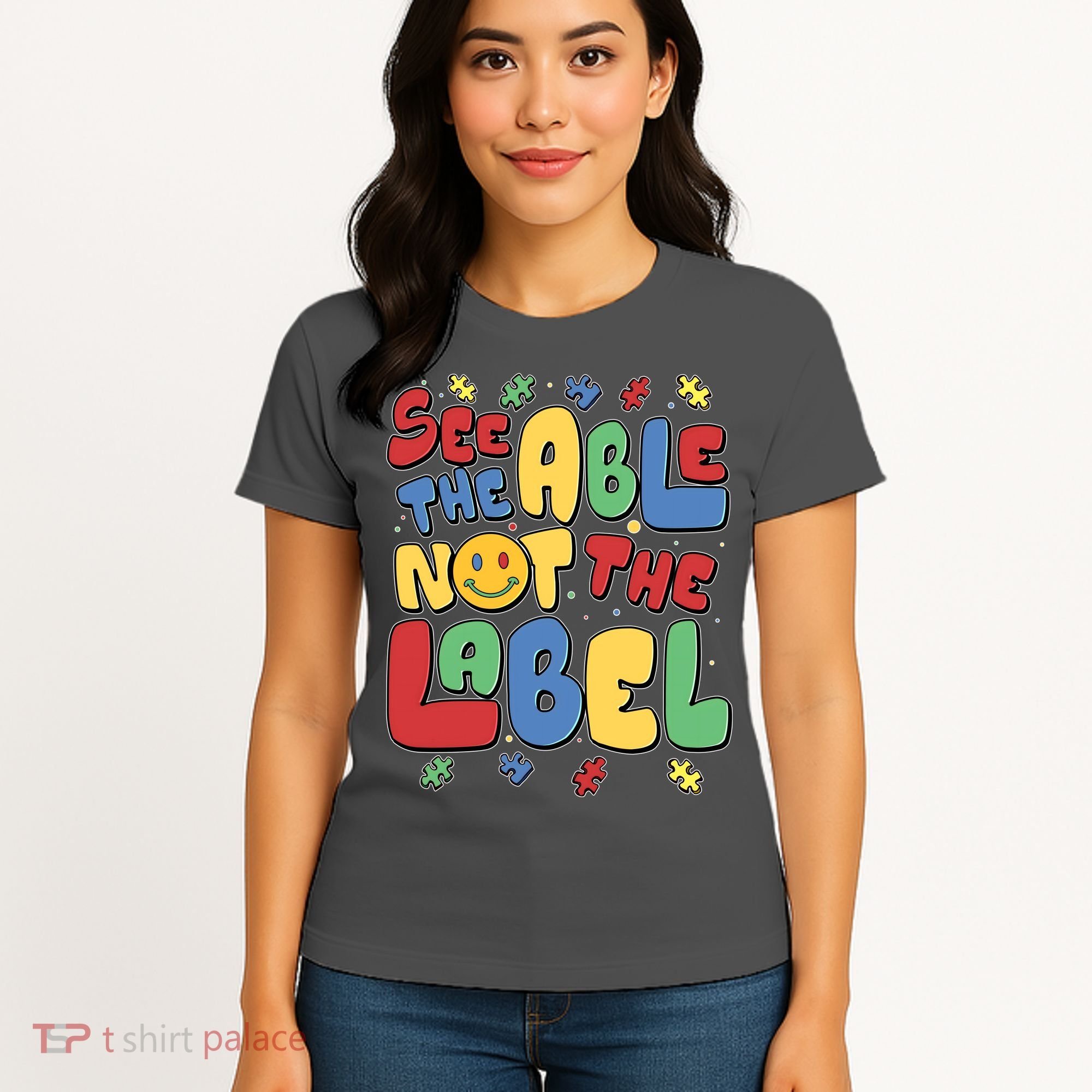 See The Able Not The Label Autism Awareness Women's T-Shirt