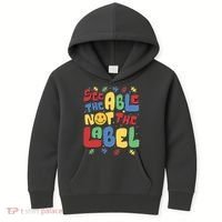 See The Able Not The Label Autism Awareness Kids Hoodie thumb 0